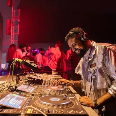 The feeling of commanding the decks at a massive arena show is indescribable. This was me warming up the crowd before Charlotte de Witte took the stage in Mumbai, setting the tone with some powerful melodic techno.
