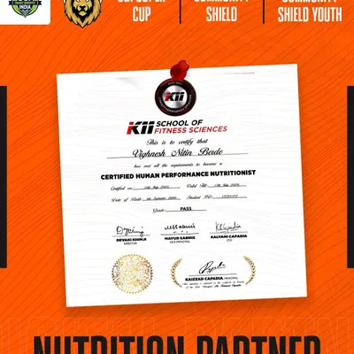 We are proud to partner with a certified Human Performance Nutritionist from the K11 School of Fitness Sciences. This ensures our players are fueled for peak performance.