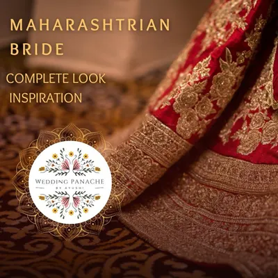 This is the cover for my Maharashtrian Bride lookbook, a complete guide to creating an authentic and stunning bridal look.