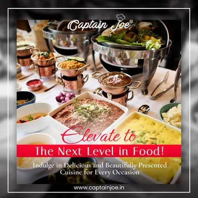 Elevate your event to the next level in food. This beautifully presented spread features a variety of Indian dishes in traditional copper and ceramic serveware, showcasing our commitment to authentic and elegant presentation.