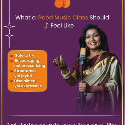 A good music class should feel safe, encouraging, and structured yet joyful. We believe in finding the right balance between discipline and expression, which is the key to real musical growth.