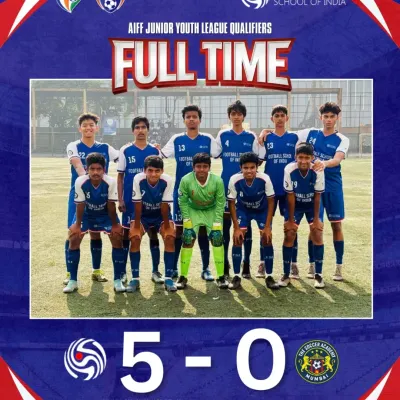 A fantastic 5-0 team performance in the AIFF Junior Youth League Qualifiers. A well-earned victory built on passion and teamwork.