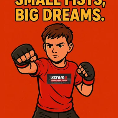 This is our motto: Small Fists, Big Dreams. We believe every child has the potential to be a champion in life, and we provide the training and discipline to help them achieve those dreams.