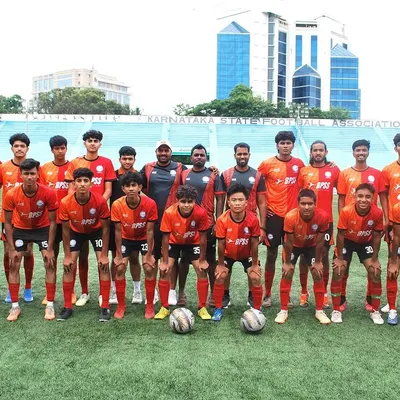Our U-21 team stands united before their victorious first match in the KSFA Youth Premier League 2024. A 2-1 win that set the tone for the season.