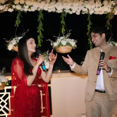 An engagement celebration filled with song and laughter. I provide the perfect stage, complete with a beautiful floral backdrop, for you to celebrate your union with friends and family.