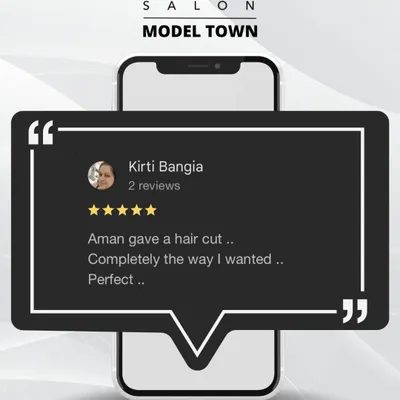 A perfect 5-star review from Kirti, who was delighted with her haircut by Aman. We love it when our clients get exactly the look they wanted.