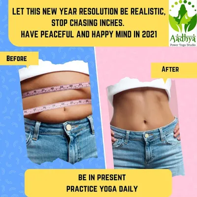 The journey to a healthier you is about consistency, not just chasing inches. This before and after shows the real results possible with daily yoga practice, leading to a stronger core and a more peaceful mind.