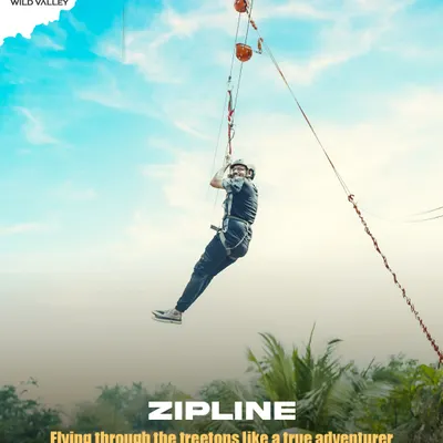 Flying through the treetops like a true adventurer. Our zipline gives you an amazing view and a rush of adrenaline, making it a favorite for corporate teams.