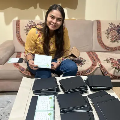 This is a really special photo for me. I’m sitting with my first-ever bulk order, feeling so grateful and a little overwhelmed. It’s moments like these that keep me going.