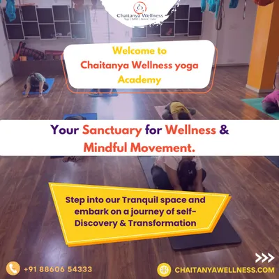 Welcome to Chaitanya Wellness Yoga Academy, your sanctuary for wellness and mindful movement. Step into our tranquil space and embark on a journey of self-discovery.