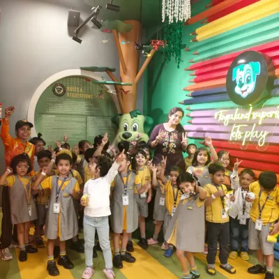 A class trip in full swing! We provide a vibrant and safe environment where students can learn, play, and socialize outside of their regular school setting.