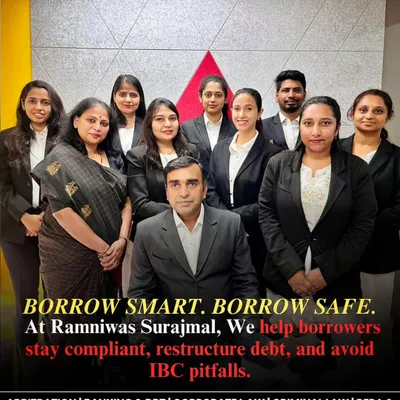 Borrow smart, borrow safe. Our team at Ramniwas Surajmal helps borrowers stay compliant, restructure debt, and avoid the common pitfalls of the Insolvency and Bankruptcy Code.