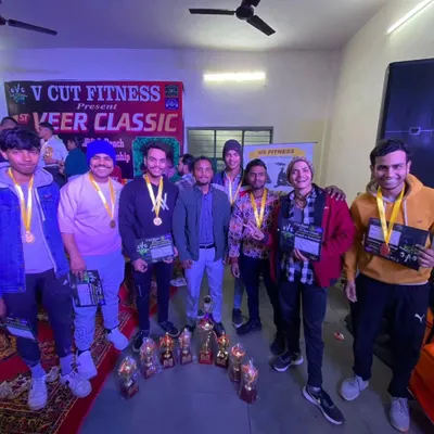 TEAM MAHABALI with our haul of trophies from the Veer Classic championship. I am incredibly proud of the performance and hard work each member put in.