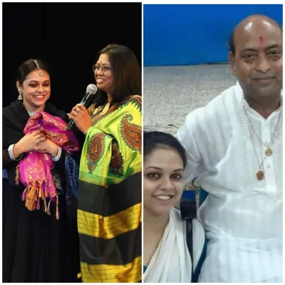 On Guru Pournima and every day, I am indebted to my Gurus. This image is a tribute to Smt Rajashree Shirke and my vocal guru, who have guided me on my artistic path.