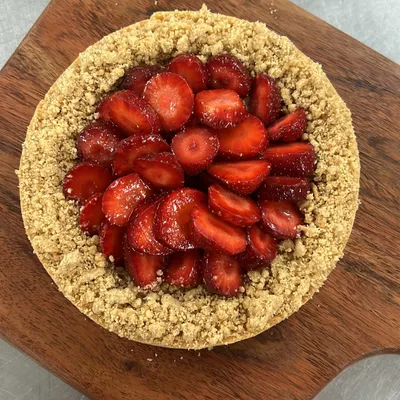 This strawberry tart is the tart of your dreams. It's one of the first things we made at the Amaury Guichon Pastry Academy and it remains my absolute favorite, with delicious layers and textures.