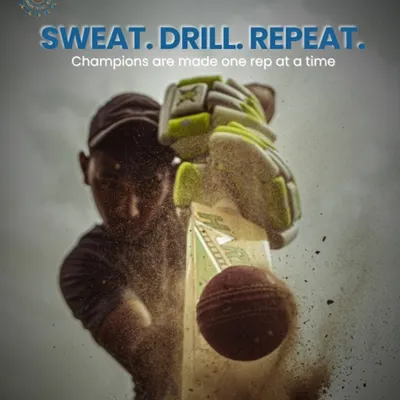 This graphic is the essence of our academy. We believe champions are made one rep at a time through relentless hard work and unwavering discipline.
