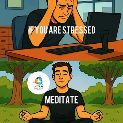 If you are feeling stressed, one of the most powerful things you can do is meditate. Taking just a few minutes to sit in stillness can calm your nervous system and bring clarity to your mind.