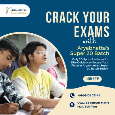 An inside look at our focused classroom setting. With only 20 spots available for elite guidance, our Super 20 Batch is designed for unstoppable success in competitive exams.