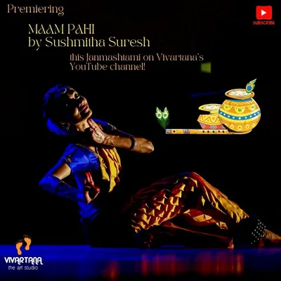 The official announcement for the YouTube premiere of my production 'Maam Pahi', released on the special occasion of Janmashtami.