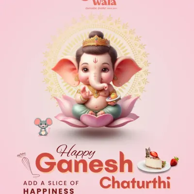 Add a slice of happiness to your Ganesh Utsav celebrations. While you offer modak to Bappa, we have a delicious cake waiting for you to make the festival even sweeter.