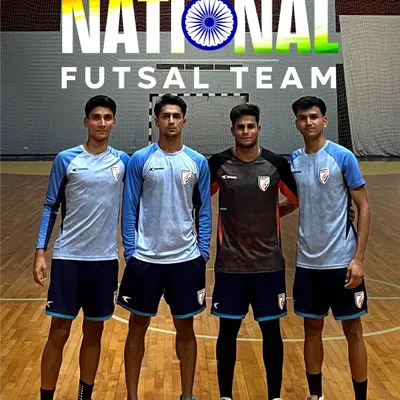 Four of our players who made it to the Indian National Futsal Team. This is what we mean when we say we hunt dreams.