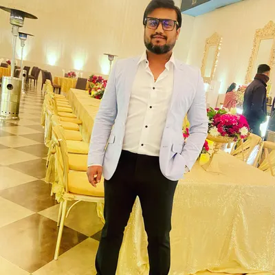 On-site after a successful sangeet event in Chattarpur, Delhi. My services include choreography, bride and groom entries, background dancers, and special effects.