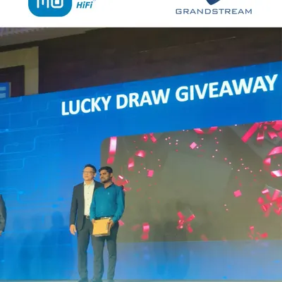 Our commitment to cutting-edge technology was recognized at the Grandstream Bengaluru Partner Conference, where we won the first Wi-Fi 7 Access Point in India. This enables us to build robust, future-proof Wi-Fi 6/7 networks for businesses requiring high-speed connectivity.