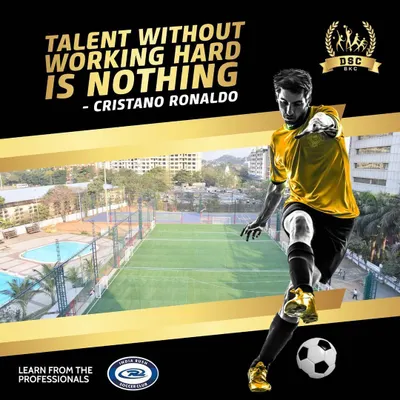 Our professional-grade football turf, home to training with partners like India Rush Soccer Club, provides the perfect surface for developing your skills. This is where hard work on the training ground translates to game-day success.