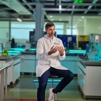 It was an honor to do the makeup for the head of skin development at L'Oreal's Research and Innovation Centre. For this corporate shoot, the goal was a natural, professional look that was camera-ready.