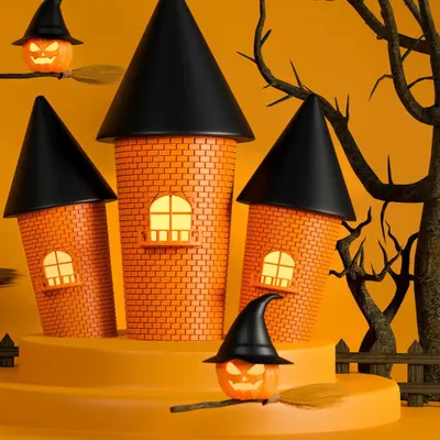 Boo! A spooky and fun Halloween-themed set I created in the studio. Themed shoots are a fantastic way to celebrate holidays and create fun, seasonal photos of your pet.