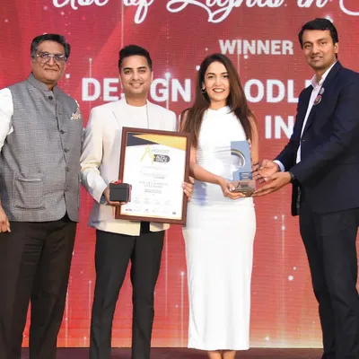 A moment we will always cherish. Receiving the 'Best Use of Lighting' award at the Aces of Space Awards for our project 'Whispers in Motion'. It is an honor to be recognized on a national level among such incredible talent.