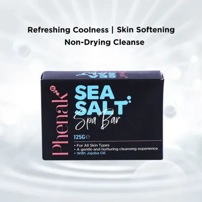 Experience refreshing coolness and a non-drying cleanse with my Sea Salt Spa Bar. This soap is handcrafted with Jojoba oil and is suitable for all skin types, providing a gentle and nurturing wash every time.