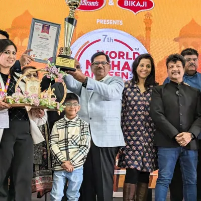 We are beyond humbled to be named the Best Packaging and Sweets Award winner at the 7th World Mithai Namkeen Convention & Expo. A proud moment for our entire team.