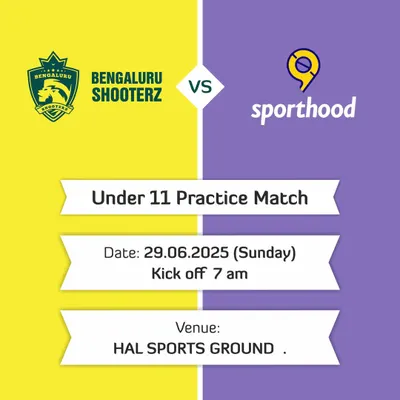 We regularly organize practice matches against other top academies like Sporthood FC to give our players diverse competitive experience.