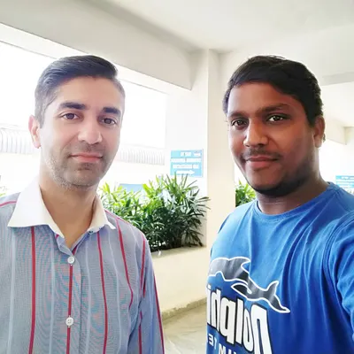 A truly inspiring moment meeting Olympic gold medalist Abhinav Bindra. His dedication is a lesson for all athletes, and I share these lessons with my swimmers to build their mental strength.