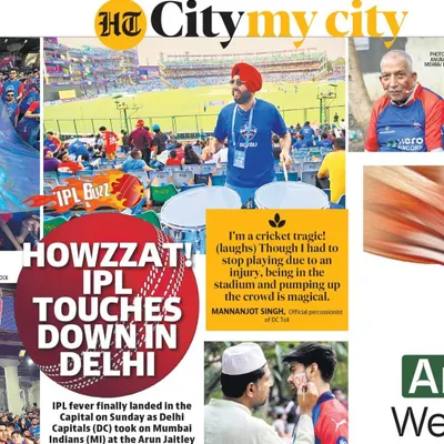So grateful for this feature in HT City. It talks about my journey as a cricket tragic and the official percussionist for the Delhi Capitals.