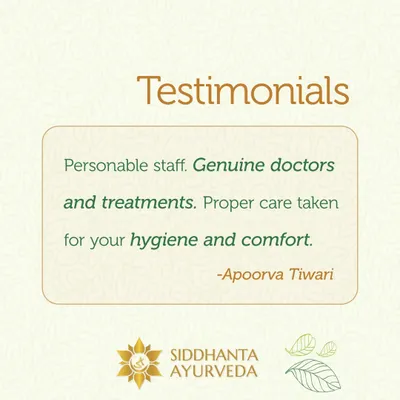 This testimonial from Apoorva Tiwari highlights my commitment to genuine care, personable staff, and maintaining high standards of hygiene and comfort for every patient.