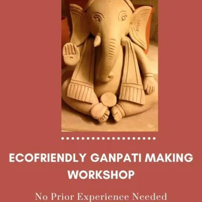 Announcing our most popular workshop of the year: the Eco-Friendly Ganpati Making session. I offer separate batches for kids and adults, providing all materials so everyone can create their own Bappa to take home.