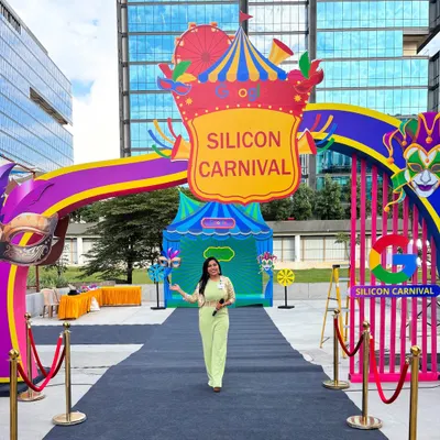 Welcome to the Silicon Carnival! For this corporate family day, I brought a carnival-like energy, engaging with both employees and their families to ensure a day full of fun.
