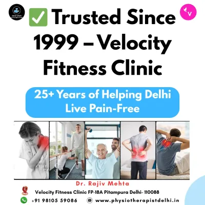 Trusted since 1999. With over 25 years of experience, I have been committed to helping the people of Delhi live pain-free and active lives.