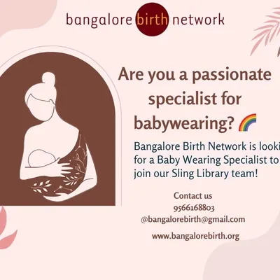Are you passionate about babywearing? This is a hiring post looking for a Baby Wearing Specialist to join our Sling Library team. We are always looking for dedicated people to help us spread the joy of babywearing.