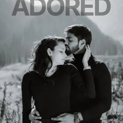 A classic black and white portrait that focuses purely on emotion. This shot of Rahul and Priyanka in Kashmir, titled 'Adored', captures a tender forehead kiss, stripping away all distractions to show their deep connection.