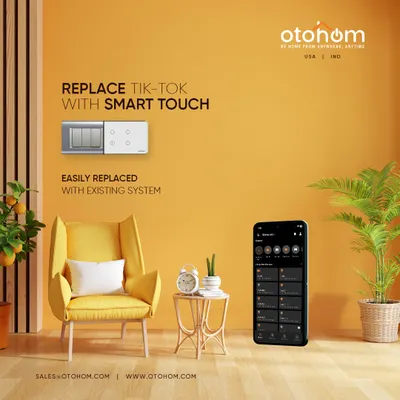 It's time to replace your old 'tik-tok' switches with our smart touch panels. Our systems are designed to be easily installed into your existing setup, providing an instant upgrade to modern control.
