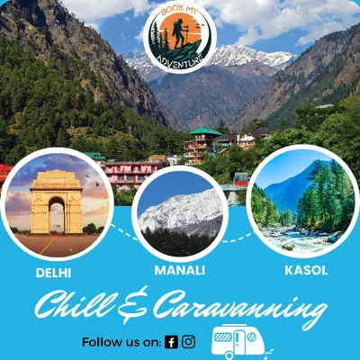 Chill and caravan with us on a trip from Delhi to the mountains. This route covers the popular destinations of Manali and Kasol.