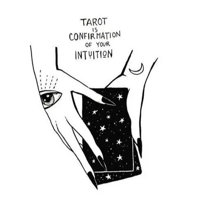 This simple illustration captures my entire philosophy. The cards don't tell you something new; they confirm what your soul already knows. Learning tarot is about learning to listen to yourself.