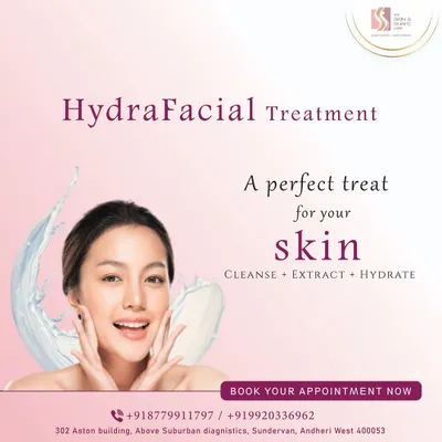 The HydraFacial is a perfect treat for your skin. It's an advanced treatment that combines cleansing, extraction of impurities, and deep hydration all in a single, relaxing session for immediate results.