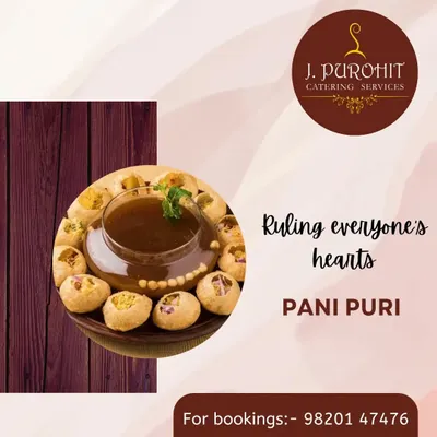 Pani Puri is the quintessential Indian street food, and I serve it with the utmost care for hygiene. Each puri is crisp and served with flavorful spiced water and fillings.