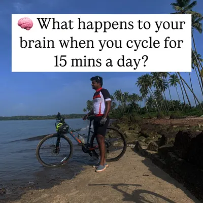 What really happens to your brain when you cycle for just 15 minutes a day? The mental benefits are just as powerful as the physical ones.