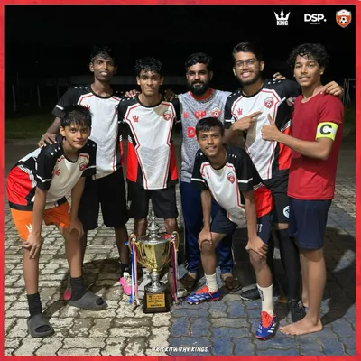 My U20 squad celebrating their championship win at a Dombivli tournament. This is the result of relentless training and unbreakable teamwork.