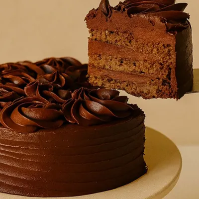 Our star gluten-free offering. This decadent chocolate cake is made with almond flour, making it incredibly moist and rich. We've perfected this recipe so you don't have to compromise on taste.